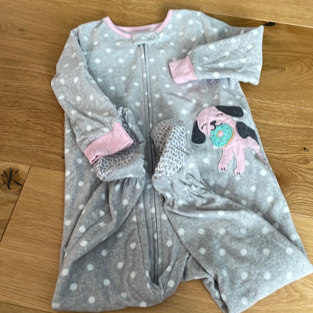 Fleece footed pj
